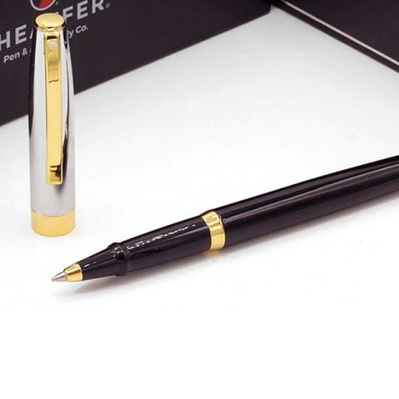 Sheaffer Sagaris Negro-Cromo-Dorado - Imagen 2